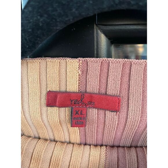 Red by BKE Ribbed Color Block Top, women’s XL - Picture 5 of 7